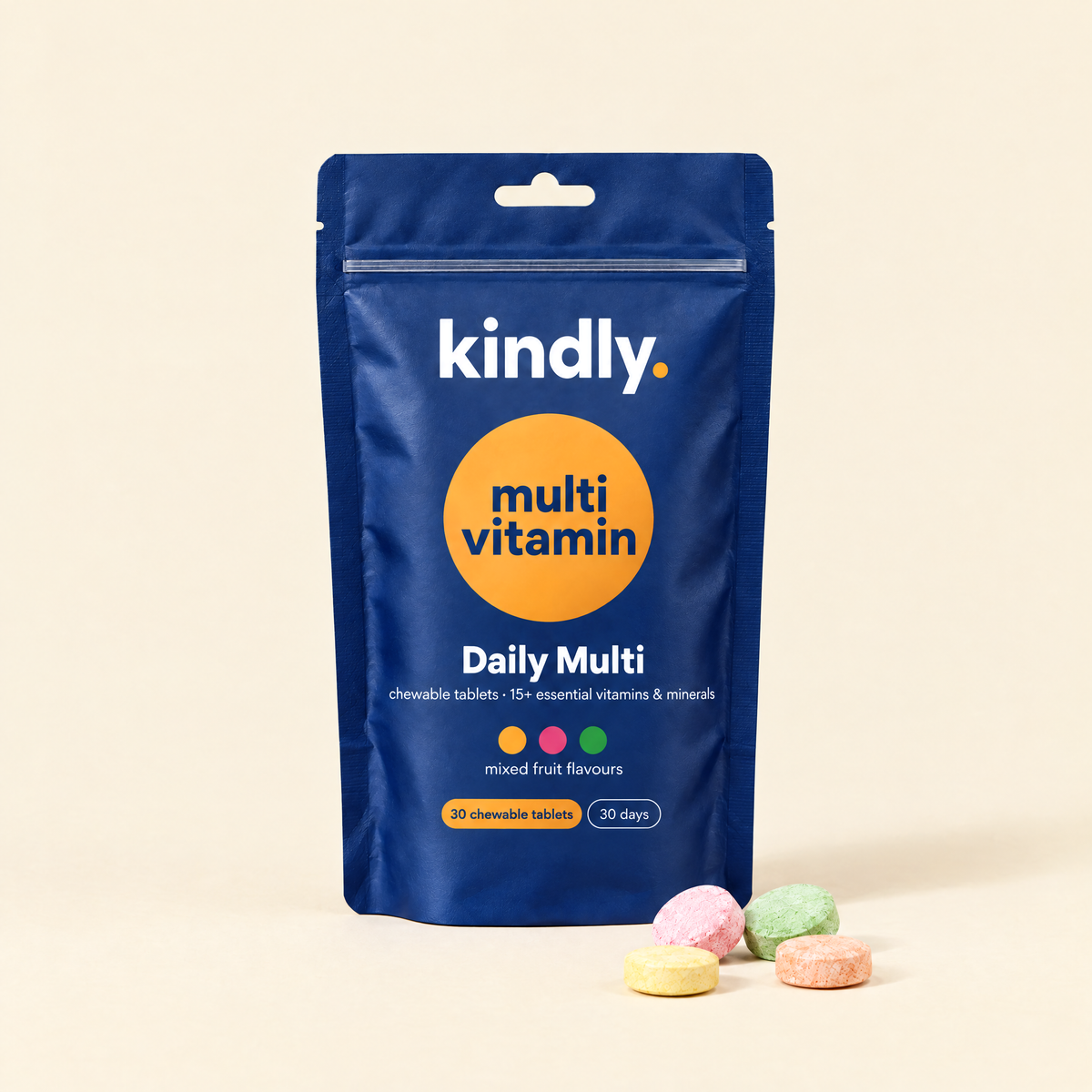 Kindly Kids Daily Multivitamin – 03-pouch